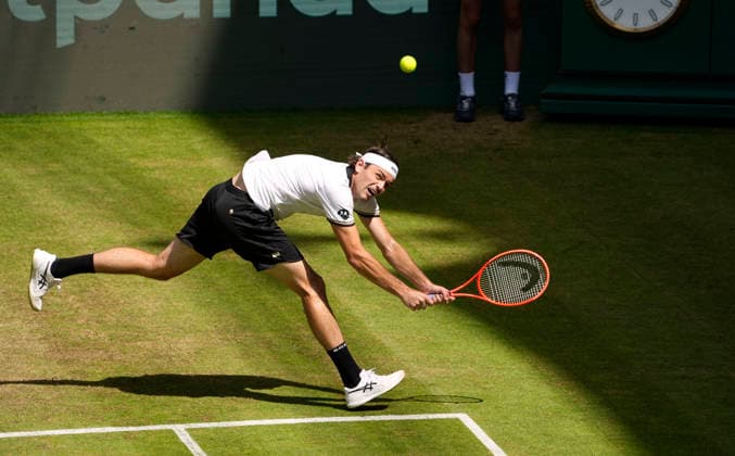 photo : Taylor FRITZ (USA) Tennis-Turnier Terra Wortmann Cup im Gerry Weber Sportpark in Halle Westfalen am Do. 18.06.2026