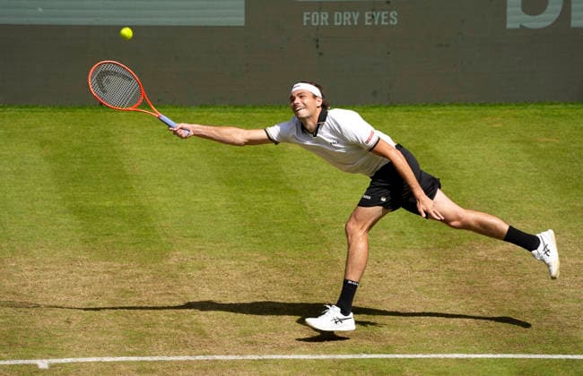 photo : Taylor FRITZ (USA) Tennis-Turnier Terra Wortmann Cup im Gerry Weber Sportpark in Halle Westfalen am Do. 18.06.2026 *** Photo by Taylor FRITZ