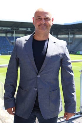 18.06.2026, xrekx, Fussball 3.Liga, SV Waldhof Mannheim - Vorstellung des neuen Trainers v.l. Rui Mota Trainer (SV Waldhof Mannheim) (DFL DFB REGULATIONS PROHIBIT ANY USE OF PHOTOGRAPHS as IMAGE SEQUENCES and or QUASI-VIDEO) Mannheim