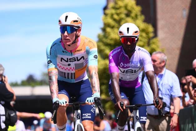 Baloise Belgium Tour 2026 Stage 2 KNOKKE-HEIST, BELGIUM - JUNE 18 : Girmay Biniam (ERI) of NSN Cycling Team during stage 2 of the 95th edition of Baloise Tour of Belgium an UCI ProSeries 2.Pro cycling road race stage for Men Elite of 197.6 km with start in Merelbeke-Melle and finish in Knokke-Heist on June 18, 2026 in Knokke-Heist, Belgium, 18 06 2026 ( Motordriver Stephan Boone - Knokke-Heist Belgium  Copyright: xGvgx