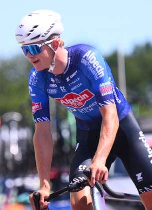 Baloise Belgium Tour 2026 Stage 2 KNOKKE-HEIST, BELGIUM - JUNE 18 : Del Grosso Tibor (NED) of Alpecin - Premier Tech during stage 2 of the 95th edition of Baloise Tour of Belgium an UCI ProSeries 2.Pro cycling road race stage for Men Elite of 197.6 km with start in Merelbeke-Melle and finish in Knokke-Heist on June 18, 2026 in Knokke-Heist, Belgium, 18 06 2026 ( Motordriver Stephan Boone - Knokke-Heist Belgium  Copyright: xGvgx