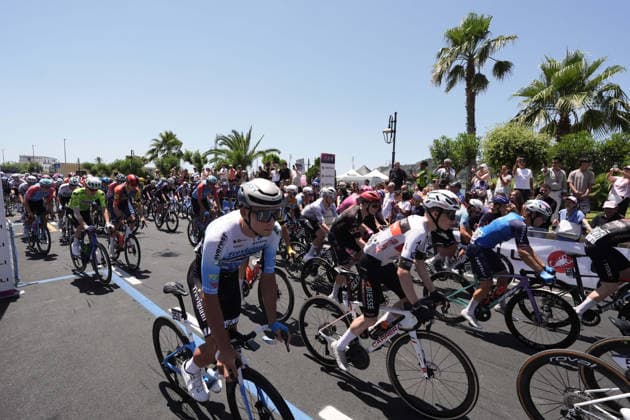Start the race during Stage 5 of the Giro Next Gen 2026, from Bacoli to Bacoli, Italy, Thursday, June 18, 2026.  Copyright: xMassimoxPaolone LaPressex