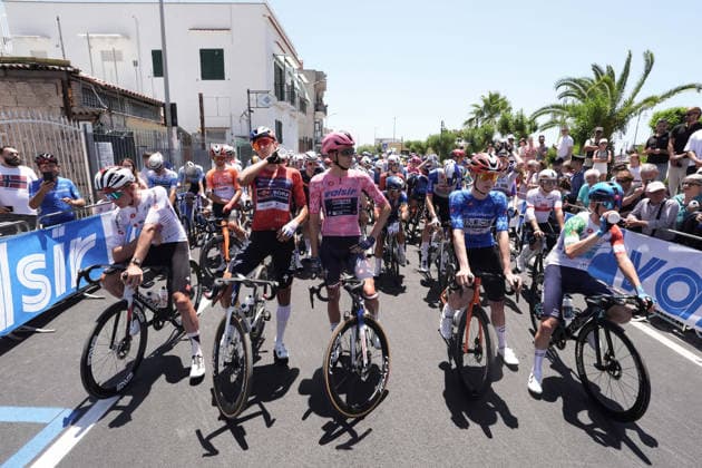 Start the race during Stage 5 of the Giro Next Gen 2026, from Bacoli to Bacoli, Italy, Thursday, June 18, 2026.  Copyright: xMassimoxPaolone LaPressex