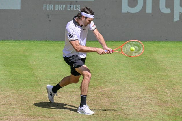 Taylor Fritz USA 18.06.2026 ¢ Tennis ¢ TERRA WORTMANN OPEN ¢ ATP, Tennis Herren 500, heristo-arena-Halle (Westfalen), TERRA WORTMANN OPEN, NRW Germany