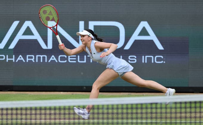 Eva Lys (GER) Einzelbild Freisteller Aktion VANDA Pharmaceuticals Berlin Tennis Open Damen 18.06.2026