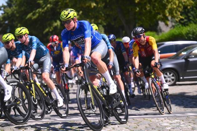 Baloise Belgium Tour 2026 Stage 2 KNOKKE-HEIST, BELGIUM - JUNE 18 : Kortleve Bart (NED) of Metec - SOLARWATT p b Mantel during stage 2 of the 95th edition of Baloise Tour of Belgium an UCI ProSeries 2.Pro cycling road race stage for Men Elite of 197.6 km with start in Merelbeke-Melle and finish in Knokke-Heist on June 18, 2026 in Knokke-Heist, Belgium, 18 06 2026 ( Motordriver Stephan Boone - Knokke-Heist Belgium  Copyright: xGvgx