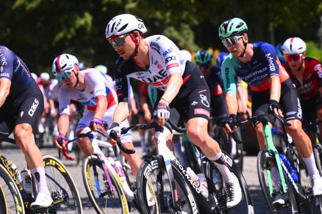 Baloise Belgium Tour 2026 Stage 2 KNOKKE-HEIST, BELGIUM - JUNE 18 : rider of team UAE Team Emirates - XRG during stage 2 of the 95th edition of Baloise Tour of Belgium an UCI ProSeries 2.Pro cycling road race stage for Men Elite of 197.6 km with start in Merelbeke-Melle and finish in Knokke-Heist on June 18, 2026 in Knokke-Heist, Belgium, 18 06 2026 ( Motordriver Stephan Boone - Knokke-Heist Belgium  Copyright: xGvgx