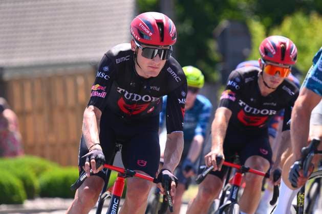 Baloise Belgium Tour 2026 Stage 2 KNOKKE-HEIST, BELGIUM - JUNE 18 : rider of team Tudor Pro Cycling Team during stage 2 of the 95th edition of Baloise Tour of Belgium an UCI ProSeries 2.Pro cycling road race stage for Men Elite of 197.6 km with start in Merelbeke-Melle and finish in Knokke-Heist on June 18, 2026 in Knokke-Heist, Belgium, 18 06 2026 ( Motordriver Stephan Boone - Knokke-Heist Belgium  Copyright: xGvgx