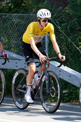 18.06.2026, Locarno, Locarno, Tour de Suisse 2026: Stage 2 Locarno - Locarno. Tadej PogaÄar 1 (SLO - UAE Team Emirates - WRG (WT)) Locarno Locarno Ticino Switzerland