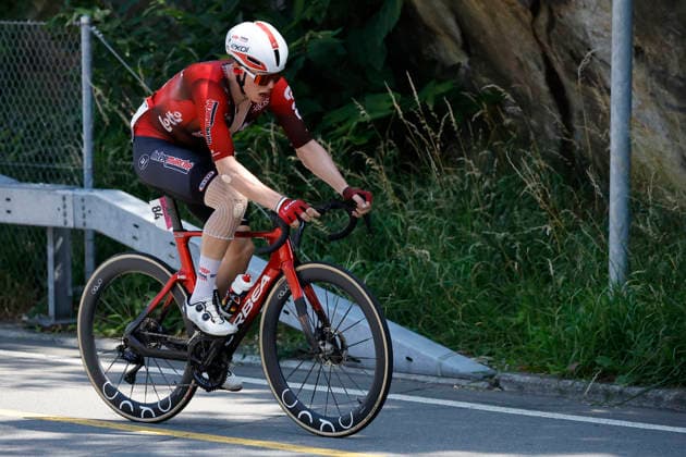 18.06.2026, Locarno, Locarno, Tour de Suisse 2026: Stage 2 Locarno - Locarno. Felix orn-Kristoff 84 (NOR - Lotto IntermarchÃ (WT)) Locarno Locarno Ticino Switzerland