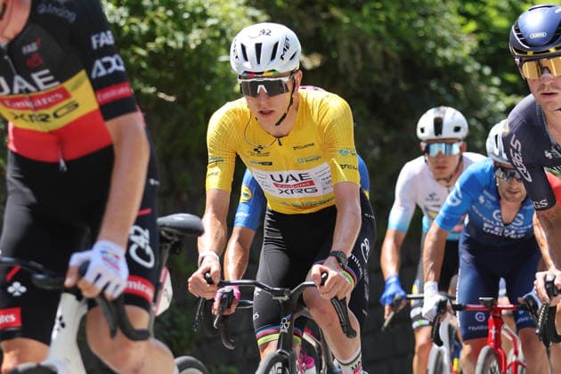 18.06.2026 Locarno TI , SCHWEIZ, 89. Tour de Suisse 2.Etappe Locarno - Locarno Tadej Pogacar SLO Team UAE Emirates am Monte Ceneri