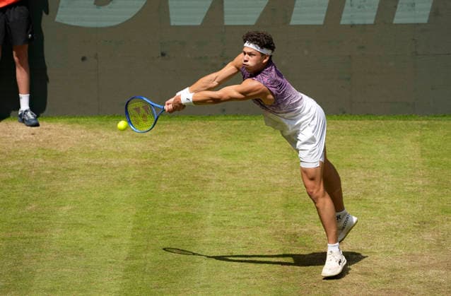 photo : Ben SHELTON (USA) Tennis-Turnier Terra Wortmann Cup im Gerry Weber Sportpark in Halle Westfalen am Do. 18.06.2026