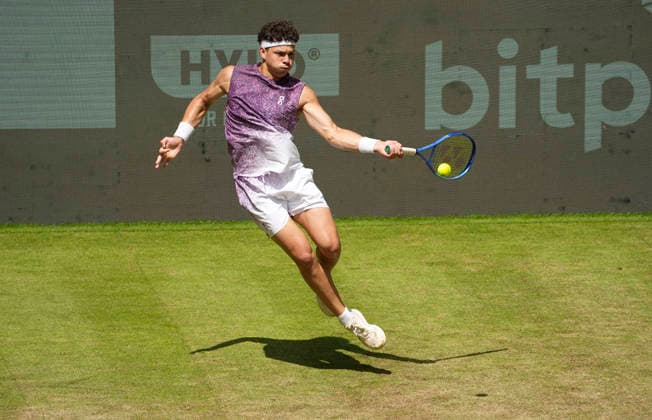 photo : Ben SHELTON (USA) Tennis-Turnier Terra Wortmann Cup im Gerry Weber Sportpark in Halle Westfalen am Do. 18.06.2026
