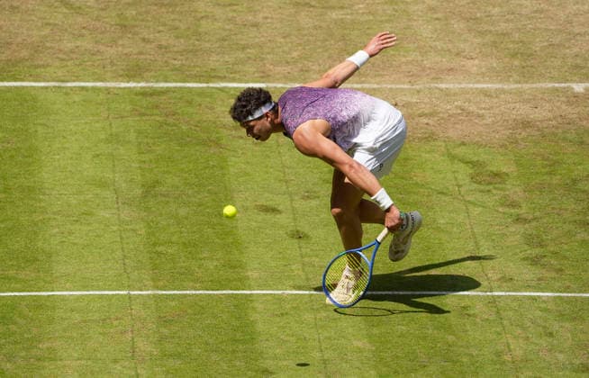 photo : Ben SHELTON (USA) Tennis-Turnier Terra Wortmann Cup im Gerry Weber Sportpark in Halle Westfalen am Do. 18.06.2026