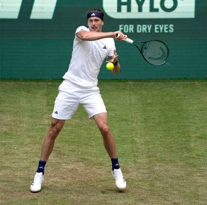 photo : Alexander ZVEREV (GER) Tennis-Turnier Terra Wortmann Cup im Gerry Weber Sportpark in Halle Westfalen am Do. 18.06.2026