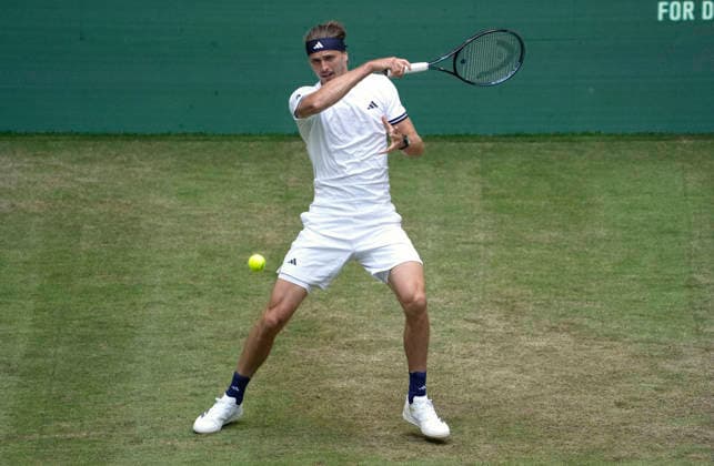 photo : Alexander ZVEREV (GER) Tennis-Turnier Terra Wortmann Cup im Gerry Weber Sportpark in Halle Westfalen am Do. 18.06.2026