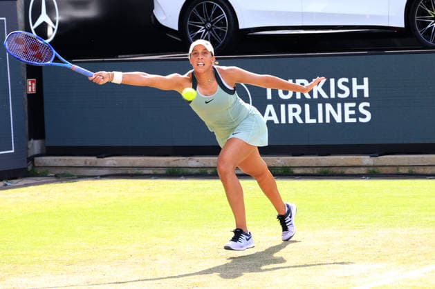 DEU, Berlin Tennis Open, 18.06.2026, Rot-Weiss Tennisanlage, Steffi-Graf-Stadion, Berlin, DEU, Berlin Tennis Open, im Bild Madison Keys (USA)