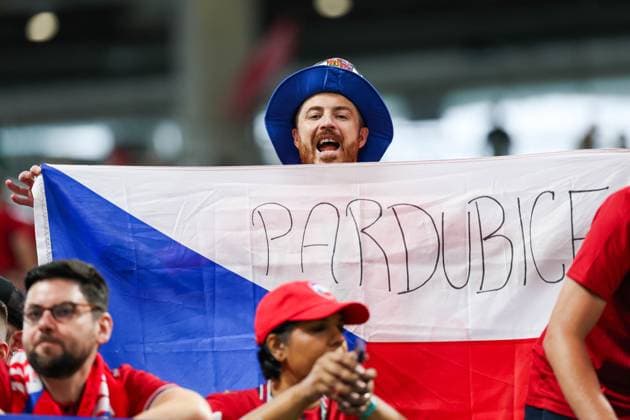 RECORD DATE NOT STATED FIFA World Cup, WM, Weltmeisterschaft, Fussball 2026 - Group A - Czech Republic v South Africa Czech Republic fans before the match between Czech Republic and South Africa in the second round of Group A of the 2026 FIFA World Cup group stage at Atlanta Stadium, in Georgia, United States, on Thursday, June 18, 2026.(Foto: William Volcov Brazil Photo Press IMAGO) Sports Atlanta GA United States of America Copyright: xWILLIAMxVOLCOVx