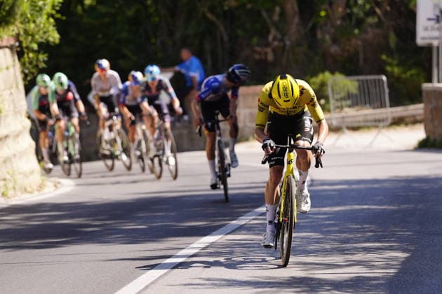 Poland s Patryk Goszczurny of Team Visma Lease A Bike Development during Stage 5 of the Giro Next Generation from Bacoli to Bacoli Italy, June 18, 2026(Photo Fabio Ferrari LaPresse)  Copyright: xFabioxFerrarix LaPressex