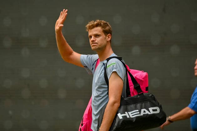 Yannick Hanfmann (GER) betritt das Stadion TERRA WORTMANN Open 2026, Tennis, ATP, Tennis Herren Tennis Herren 500, Turnier, Hauptfeld, 18.06.2026, TERRA WORTMANN Open 2026, Tennis, ATP, Tennis Herren 500, Turnier, Hauptfeld, 18.06.2026 Halle