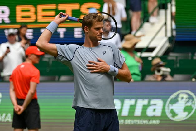 Yannick Hanfmann (GER) TERRA WORTMANN Open 2026, Tennis, ATP, Tennis Herren Tennis Herren 500, Turnier, Hauptfeld, 18.06.2026, TERRA WORTMANN Open 2026, Tennis, ATP, Tennis Herren 500, Turnier, Hauptfeld, 18.06.2026 Halle
