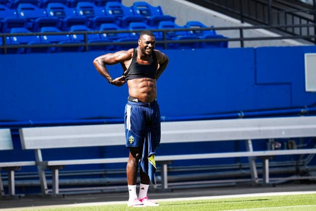 DALLAS, USA 20260618 Sweden s Ken Sema during the men s national team, Nationalteam training on Thursday at Toyota Stadium, ahead of the group stage match against the Netherlands in the World Cup.