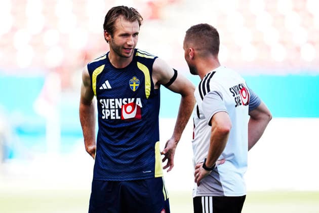 DALLAS, USA 20260618 Sweden s Benjamin Nygren during the men s national team, Nationalteam training on Thursday at Toyota Stadium, ahead of the group stage match against the Netherlands in the World Cup.