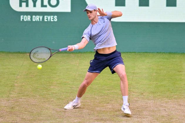 Yannick Hanfmann (GER) 18.06.2026 ¢ Tennis ¢ TERRA WORTMANN OPEN ¢ ATP, Tennis Herren 500, heristo-arena-Halle (Westfalen), TERRA WORTMANN OPEN, NRW Germany