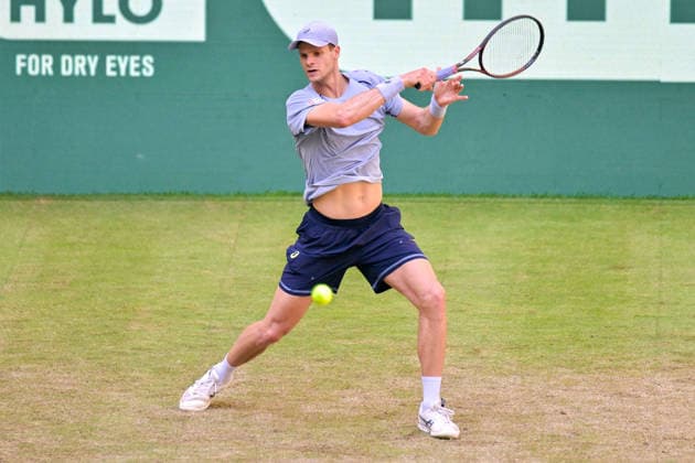 Yannick Hanfmann (GER) 18.06.2026 ¢ Tennis ¢ TERRA WORTMANN OPEN ¢ ATP, Tennis Herren 500, heristo-arena-Halle (Westfalen), TERRA WORTMANN OPEN, NRW Germany