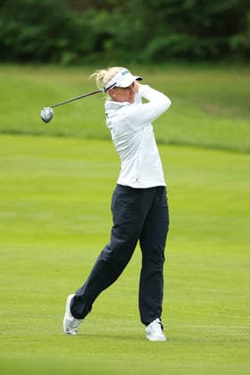 Meijer LPGA, Golf Damen Classic BELMONT, MICHIGAN - JUNE 18: Ryann O™Toole of the United States plays her shot on the 10th hole during the first round of the Meijer LPGA Classic for Simply Give golf tournament at Blythefield Country Club in Belmont, MI, USA Thursday, June 18, 2026. Belmont Michigan United States  Copyright: xJorgexLemusx originalFilename:lemus-meijerlp260618_npIUN.jpg