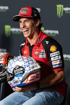 Foto IPP Enrico Schiavi Brno - Ostrova?ice 18-06-2025 MotoGP Gran Premio Motociclismo della Repubblica Ceca 2026 press conference, PK, Pressekonferenz nella foto: Marc Marquez - Ducati Lenovo Team Brno - Ostrova?ice italy REPUBBLICA CECA ITALY  Copyright: xR4924_italyphotopressx