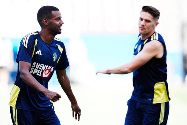 DALLAS, USA 20260618 Sweden s Alexander Isak during the men s national team, Nationalteam training on Thursday at Toyota Stadium, ahead of the group stage match against the Netherlands in the World Cup.