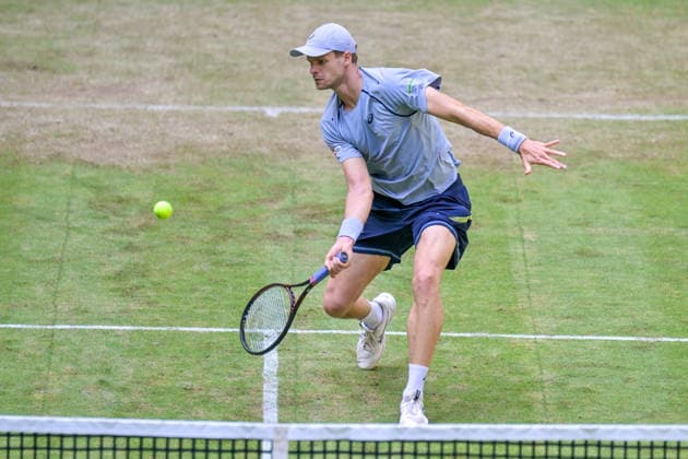 Yannick Hanfmann (GER) 18.06.2026 ¢ Tennis ¢ TERRA WORTMANN OPEN ¢ ATP, Tennis Herren 500, heristo-arena-Halle (Westfalen), TERRA WORTMANN OPEN, NRW Germany