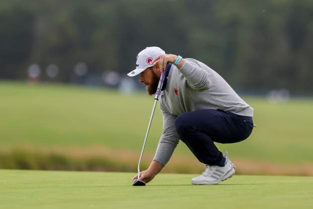US Open Golf Championship - Round 1 Tyrrell Hatton of England prepares to putt during the first round of the 2026 US Open golf tournament at the Shinnecock Hills Golf Club in Southampton, New York, USA, 18 June 2026. SOUTHAMPTON NEW YORK UNITED STATES  Copyright: xSARAHxYENESELx