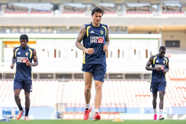 260618 Victor Nilsson Lindelöf of the Swedish national football team at a training session during day 8 of the FIFA World Cup, WM, Weltmeisterschaft, Fussball 2026 on June 18, 2026 in Dallas. Photo: Petter Arvidson BILDBYRAN kod PA PA1241 fotboll football soccer fotball vm fotbolls-vm fotball-vm fotbolls-vm 2026 fifa world cup 2026 träning practice training sverige sweden sverige a day 8 bbeng