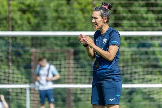 Trainingsauftakt VfL Bochum Frauen ** NUR FÜR REDAKTIONELLE ZWECKE ** EDITORIAL USE ONLY **<p>Kira Malinowski ( Cheftrainerin Trainerin Bochum ). Trainingsauftakt VfL Bochum Frauen am 18.06.2026 in Bochum. Copyright: JonasxRichter