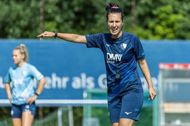 Trainingsauftakt VfL Bochum Frauen ** NUR FÜR REDAKTIONELLE ZWECKE ** EDITORIAL USE ONLY **<p>Kira Malinowski ( Cheftrainerin Trainerin Bochum ). Trainingsauftakt VfL Bochum Frauen am 18.06.2026 in Bochum. Copyright: JonasxRichter