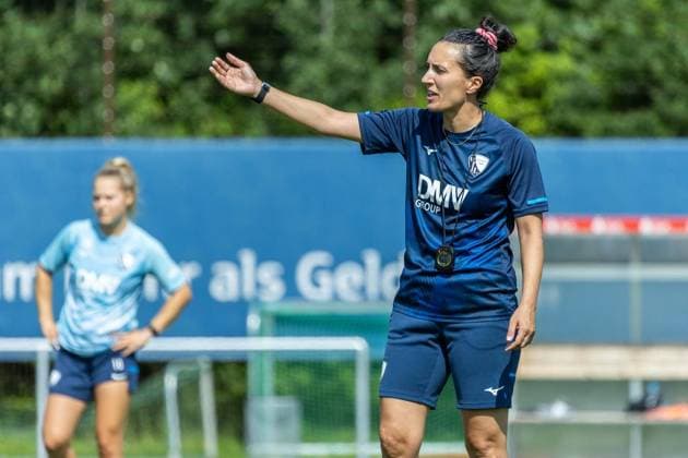 Trainingsauftakt VfL Bochum Frauen ** NUR FÜR REDAKTIONELLE ZWECKE ** EDITORIAL USE ONLY **<p>Kira Malinowski ( Cheftrainerin Trainerin Bochum ). Trainingsauftakt VfL Bochum Frauen am 18.06.2026 in Bochum. Copyright: JonasxRichter