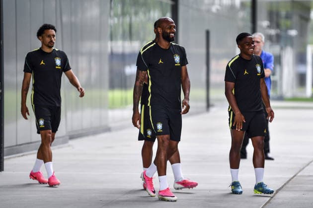 Brazilian Team enters training at their New Jersey base the Columbia Park Training Facility in Morristown, NJ, United States. (Photo by Rebekah Wynkoop SPP)  Copyright: xRebekahxWynkoop SPPx Sportspressphoto_SPR169749