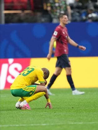 Czechia v South Africa - FIFA World Cup, WM, Weltmeisterschaft, Fussball 2026 - Group A ATLANTA, UNITED STATES - JUNE 18: Jayden Adams (23) of South Africa reacts during the 2026 FIFA World Cup First Stage Group A match between Czechia and South Africa at Mercedes-Benz Stadium (Atlanta Stadium) in Atlanta, Georgia, United States on June 18, 2026. Evrim Aydin Anadolu Georgia United States. Editorial use only. Please get in touch for any other usage.  Copyright: x2026xAnadoluxEvrimxAydinx