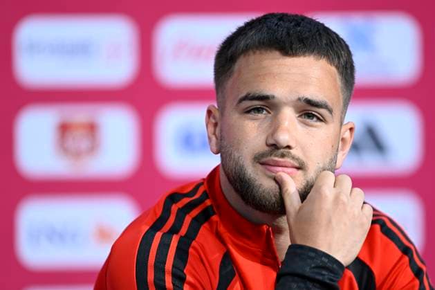 Belgian national football team - 2026 FIFA World Cup, WM, Weltmeisterschaft, Fussball - media activities 18 06 2026 RENTON, UNITED STATES OF AMERICA - JUNE 18 : Raskin Nicolas midfielder of Belgium talking to the press during a press conference, PK, Pressekonferenz at the training grounds of the Belgian national football team during the 2026 FIFA World Cup on June 18, 2026 in Renton, United States of America, 18 06 2026 Renton United States of America  Copyright: xNicoxVereeckenx