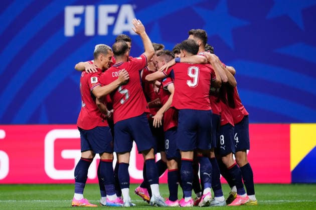 June 18, 2026, Arlington, Texas, United States: Michal Sadilek of Czechia celebrates a goal with teammates during the FIFA World Cup, WM, Weltmeisterschaft, Fussball 2026 Group A match between Czechia and South Africa at Atlanta Stadium on June 18, 2026 in Atlanta, Georgia. Arlington United States - ZUMAa181 20260618_zaa_a181_007 Copyright: xJosexBretonx