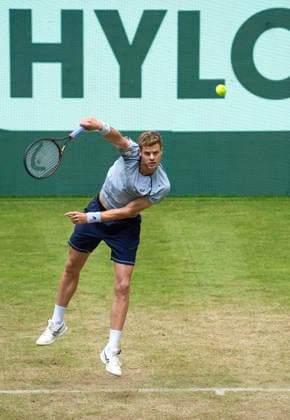 photo : Yannick HANFMANN (GER) Tennis-Turnier Terra Wortmann Cup im Gerry Weber Sportpark in Halle Westfalen am Do. 18.06.2026