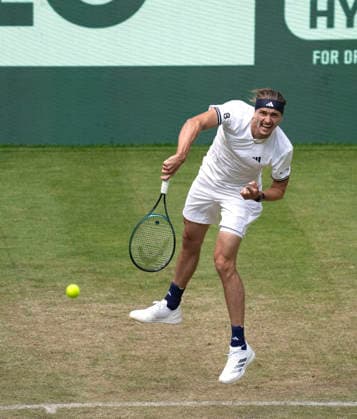 photo : Alexander ZVEREV (GER) Tennis-Turnier Terra Wortmann Cup im Gerry Weber Sportpark in Halle Westfalen am Do. 18.06.2026
