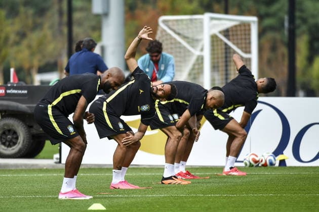 Brazilian Team training at their New Jersey base the Columbia Park Training Facility in Morristown, NJ, United States. (Photo by Rebekah Wynkoop SPP)  Copyright: xRebekahxWynkoop SPPx Sportspressphoto_SPR169801