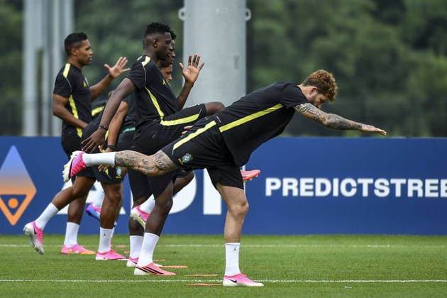 Brazilian Team training at their New Jersey base the Columbia Park Training Facility in Morristown, NJ, United States. (Photo by Rebekah Wynkoop SPP)  Copyright: xRebekahxWynkoop SPPx Sportspressphoto_SPR169807