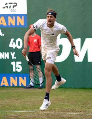 photo : Alexander ZVEREV (GER) Tennis-Turnier Terra Wortmann Cup im Gerry Weber Sportpark in Halle Westfalen am Do. 18.06.2026