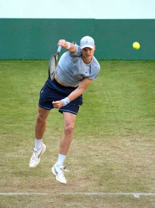 photo : Yannick HANFMANN (GER) Tennis-Turnier Terra Wortmann Cup im Gerry Weber Sportpark in Halle Westfalen am Do. 18.06.2026