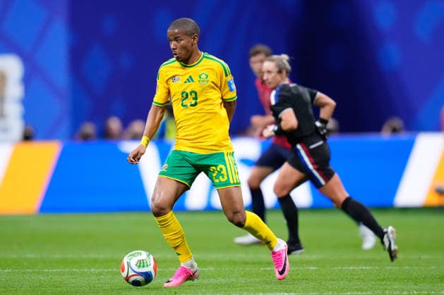 June 18, 2026, Arlington, Texas, United States: Jayden Adams of South Africa controls the ball during the FIFA World Cup, WM, Weltmeisterschaft, Fussball 2026 Group A match between Czechia and South Africa at Atlanta Stadium on June 18, 2026 in Atlanta, Georgia. Czechia V South Africa: Group A - FIFA World Cup 2026  - ZUMAa181 20260618_zaa_a181_038 Copyright: xJosexBretonx