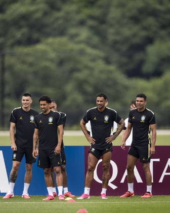 Players of Brazil during Brazil training session at Columbia Park training center in Morristown, Usa, today June 18, 2026. Photo: Ricardo Nogueira Sports Press Photo  Copyright: xRicardoxNogueirax xSportsxPressxPhotox Sportspressphoto_SPR169852
